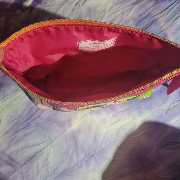 Estee Lauder Cosmetic Bag Butterfly Multicolored Makeup Zip Case - Picture 6 of 12